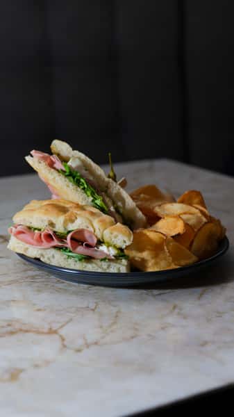 Mortadella Sandwich