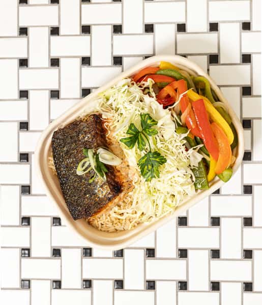 Pan Seared Salmon Bowl