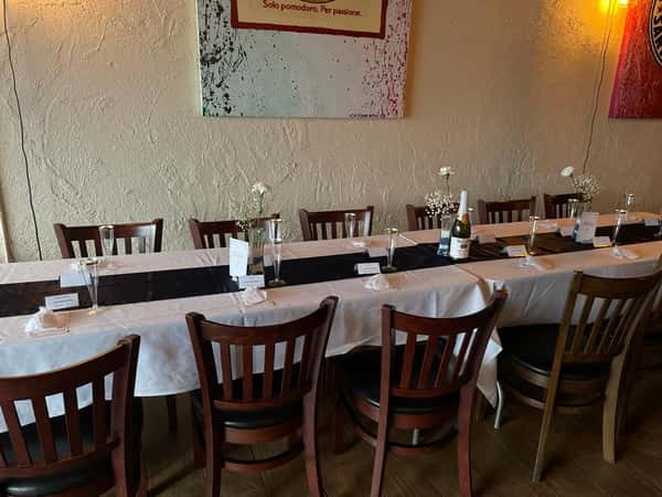 Party Room with table cloth