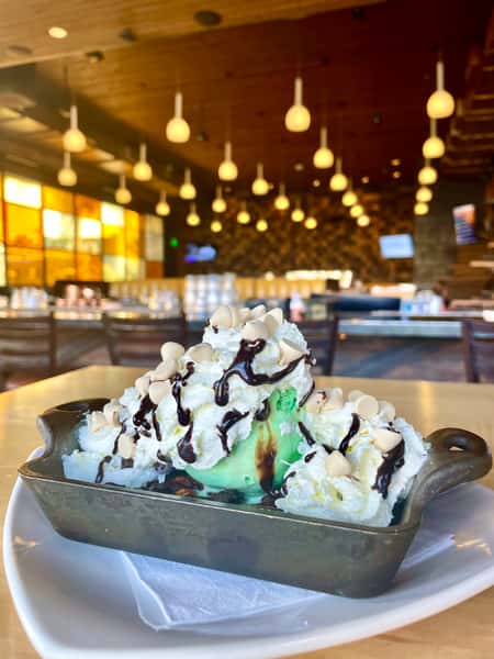 Double Chocolate Mint Skillet