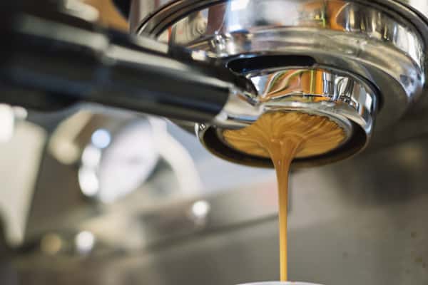 espresso being poured