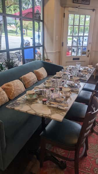 tea setting