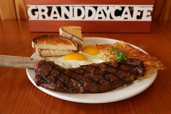 *NY Strip Steak & Eggs