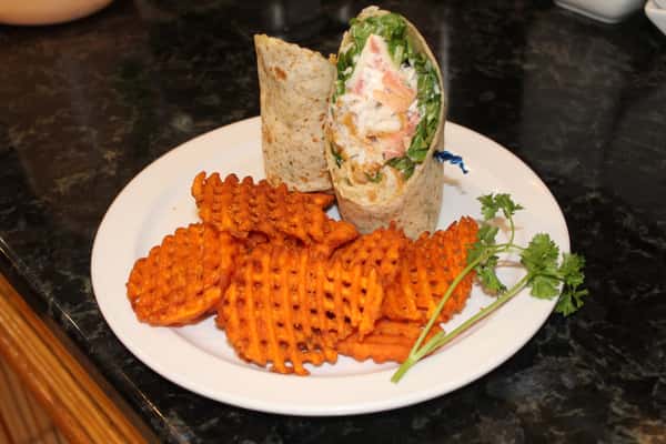 Fried Pollock Wrap