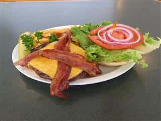 *Bacon Cheddar Burger