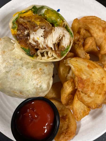 Hot Honey Chicken wrap