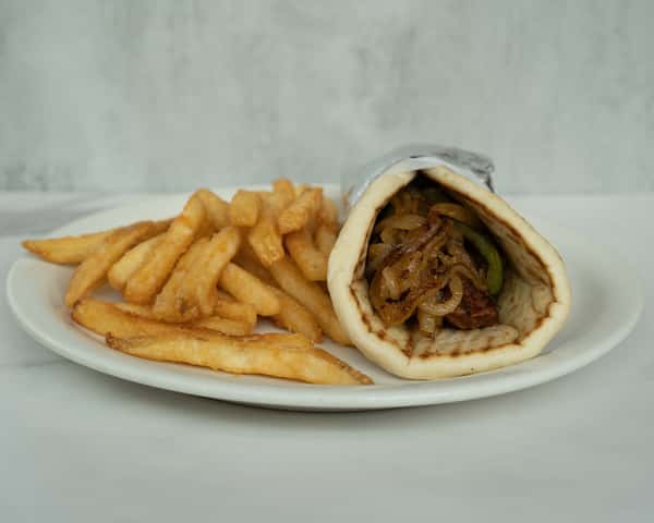 philly cheese pita