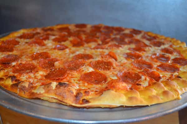 Whole pepperoni pie.
