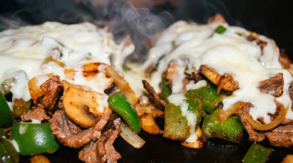 Philly cheesesteak sandwich