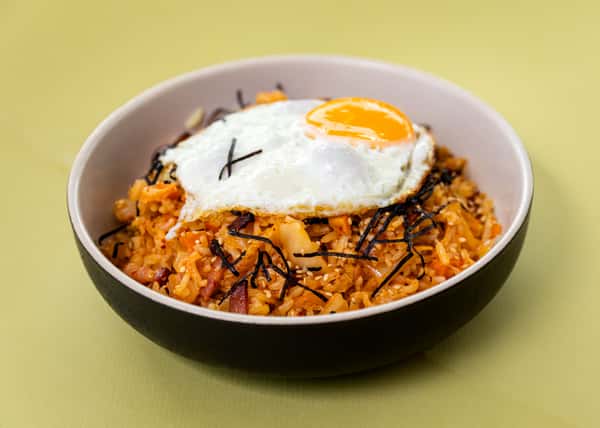 Kimchi and Not So Fried Rice Bowl