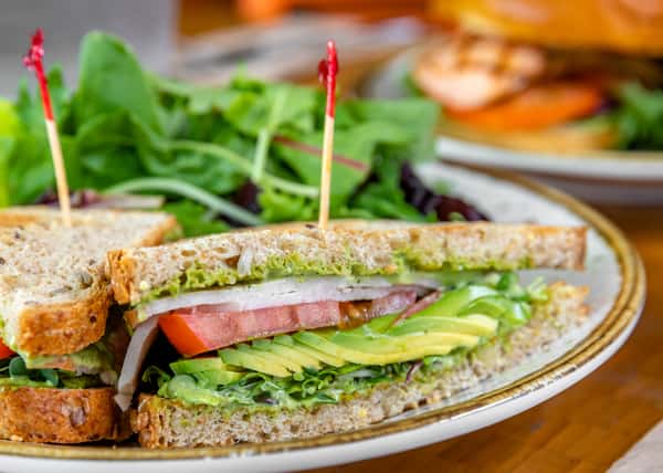 Delicious and freshly made sandwich