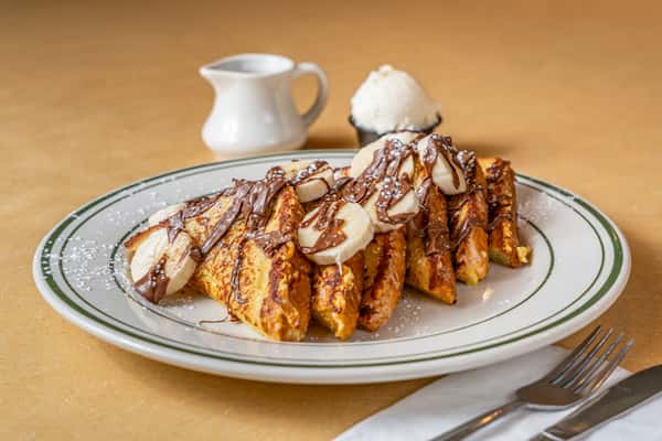 Nutella & Banana French Toast