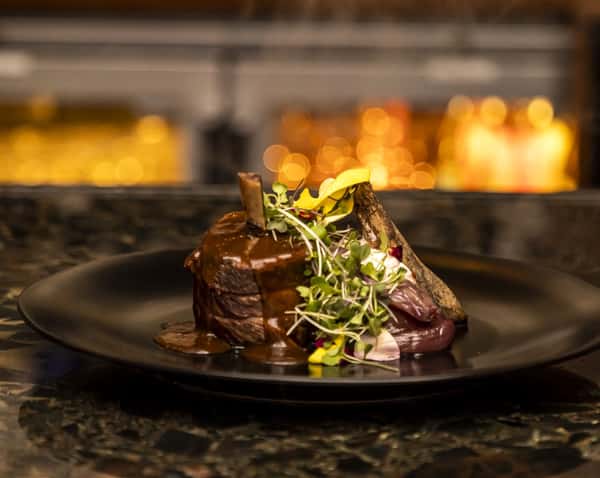SMOKING SHORT RIB LOLLIPOP