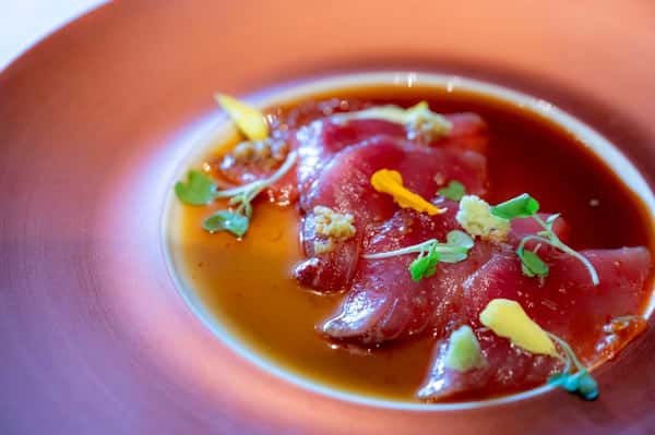 BLUEFIN TUNA TORO SASHIMI