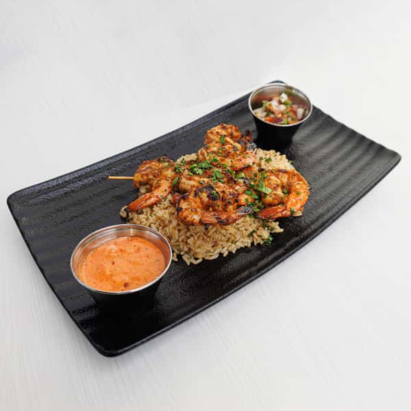 CAJUN SHRIMP SKEWERS