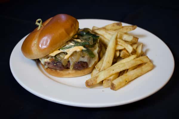 Roasted Poblano Burger