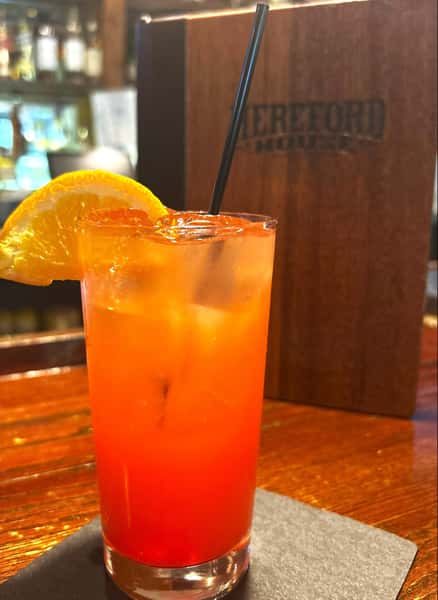 Strawberry Aperol Fizz