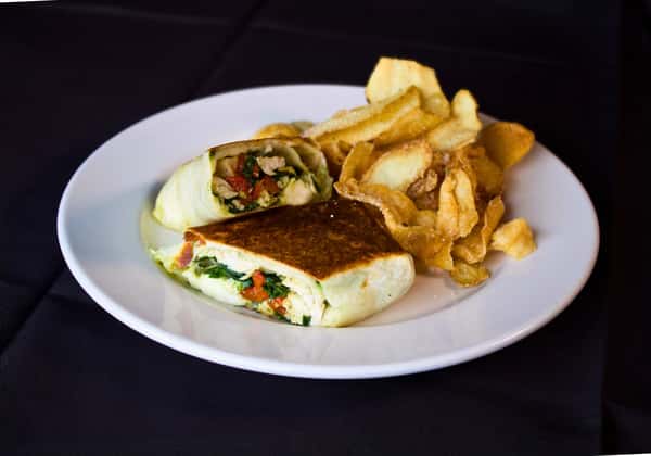 Grilled Pesto Chicken Wrap