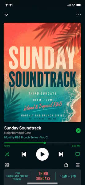 Sunday Soundtrack - August Drop