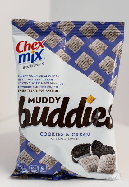 Chex Mix Muddy Buddies Cookies & Cream 4.25oz
