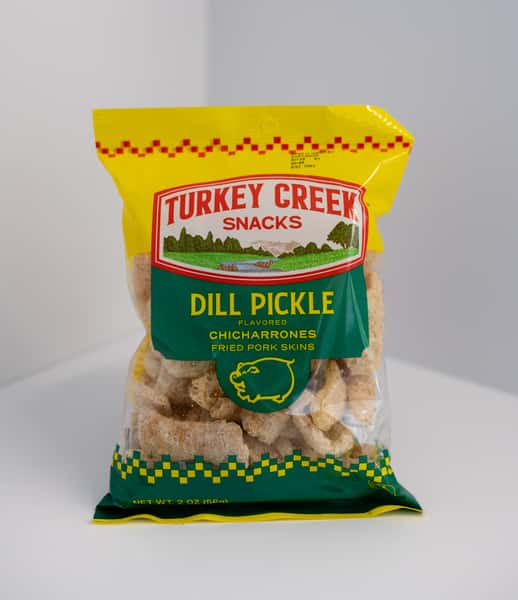 Turkey Creek Dill Pickle Porkskins 2oz