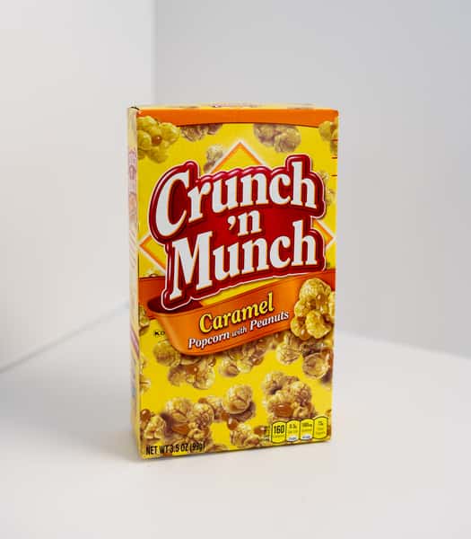 Crunch N Munch Caramel Popcorn With Peanuts 3.5oz