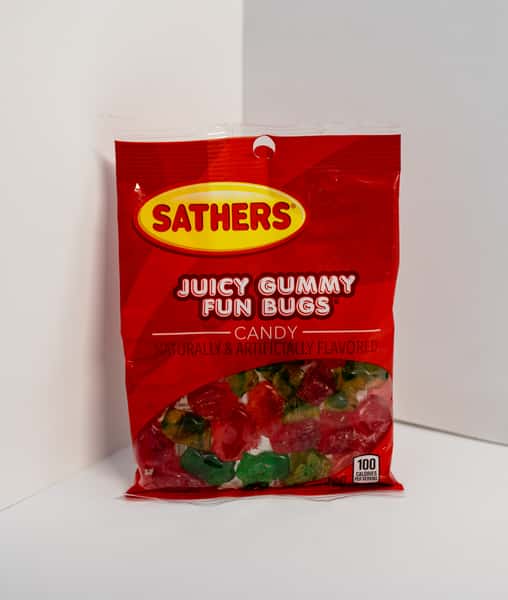 Sathers Juicy Gummy Fun Bugs 3.5oz