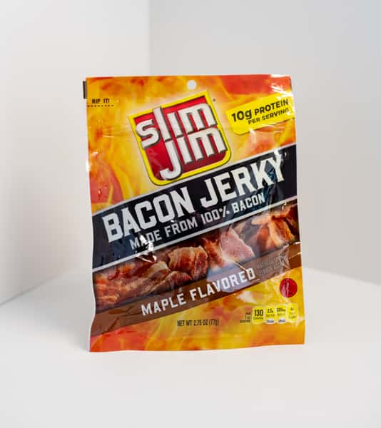 Slim Jim Bacon Jerky Hickory Smoked 2.75oz