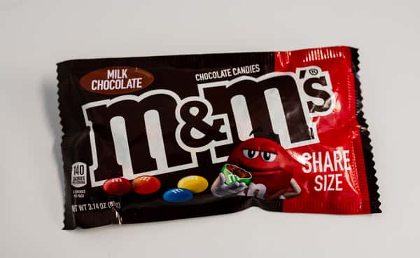 M&Ms Milk Chocolate Share Size