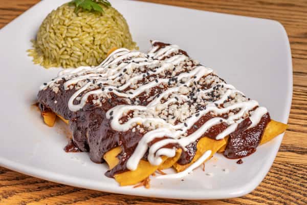 MOLE ENCHILADAS