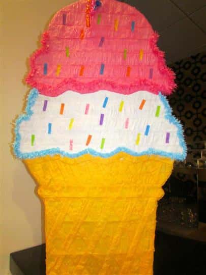 cardboard ice cream cone