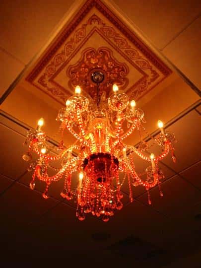 lighted chandelier