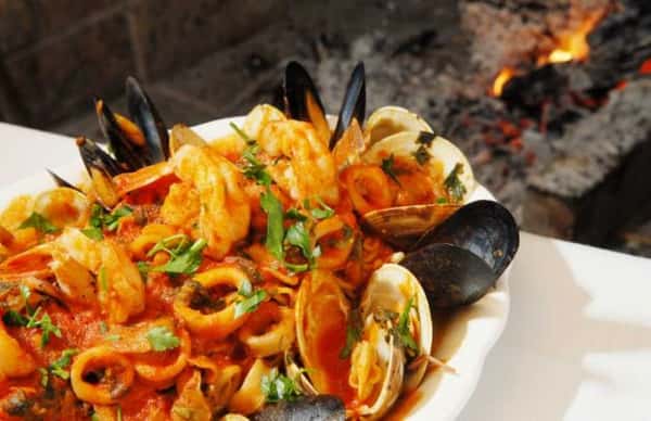 Seafood platter