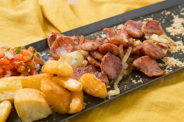 Linguiça Frita with Yucca HH