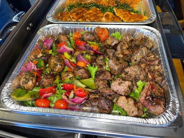 Beef Skewers Platter Catering Style