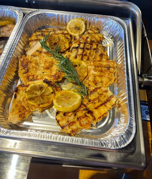 Chicken Lemon & Garlic Platter Catering Style