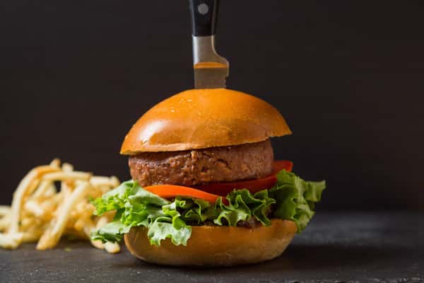 Vegetarian Cheeseburger