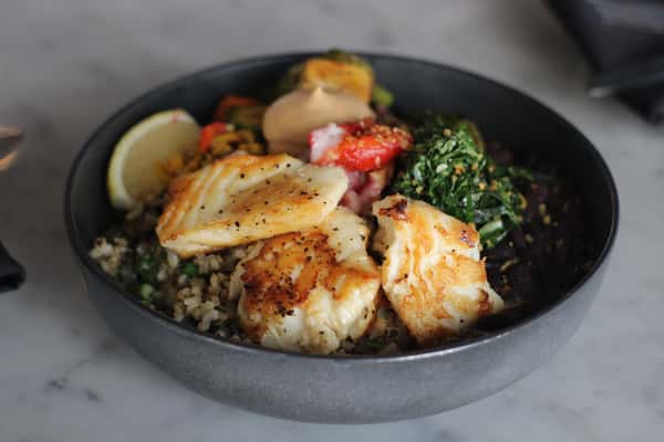salmon bowl