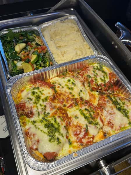 Chicken Parmigiana Catering Style
