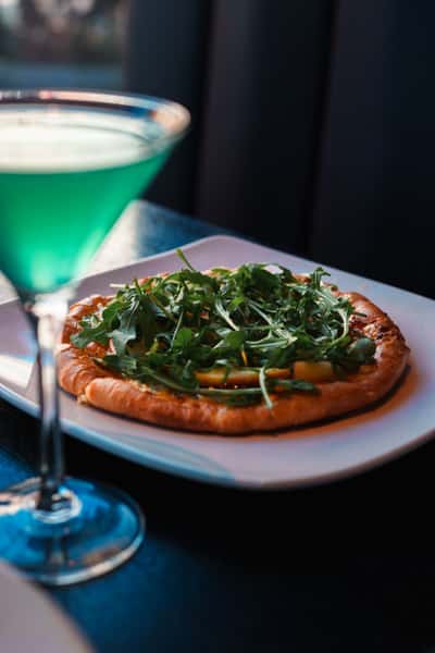 Wood-fired pizza and handcrafted cocktail at Oak & Pie in Wichita, KS