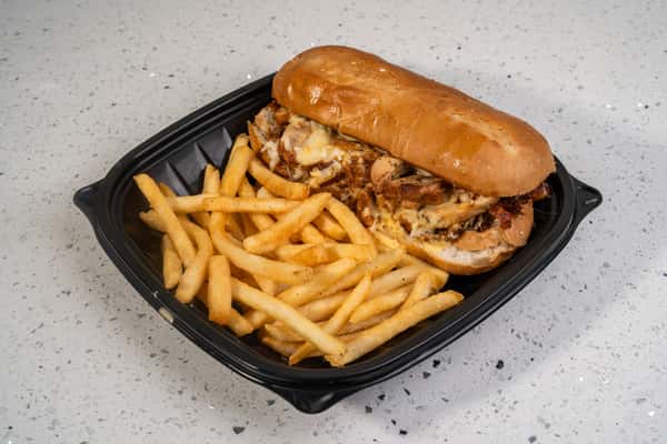 Chicken Philly Cheesesteak Sandwich