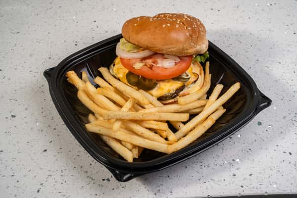 Queso-Jalapeno Cheeseburger