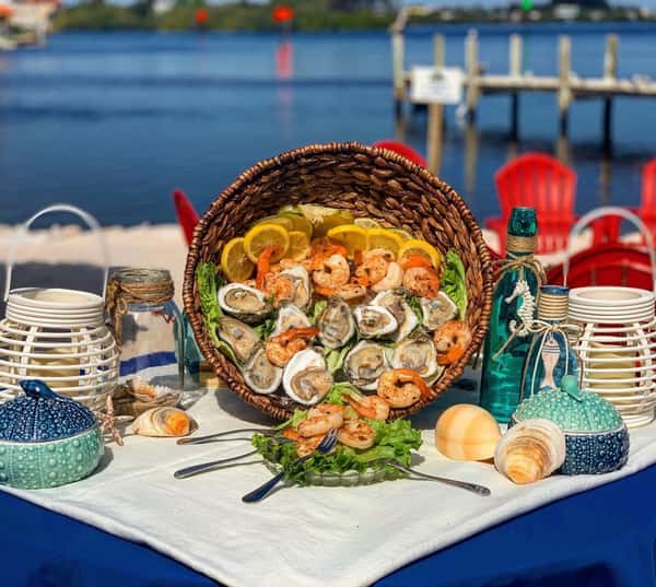 seafood in basket
