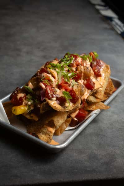 Ahi Tuna Poke Nachos