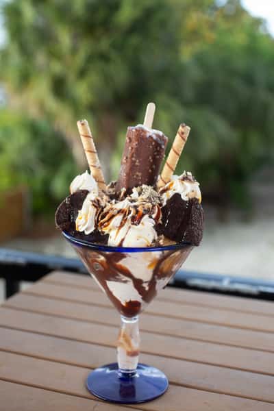 Warm Brownie Sundae