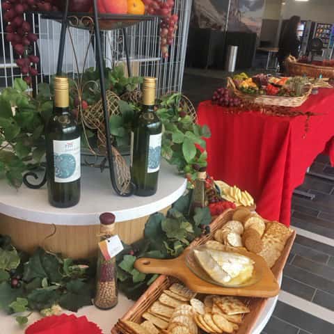 charcuterie and wine