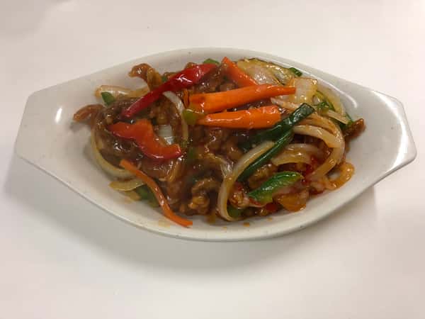 74. Crispy Shredded Chilli Beef
