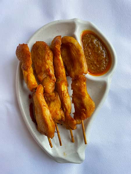 14. Chicken Satay in Skewers
