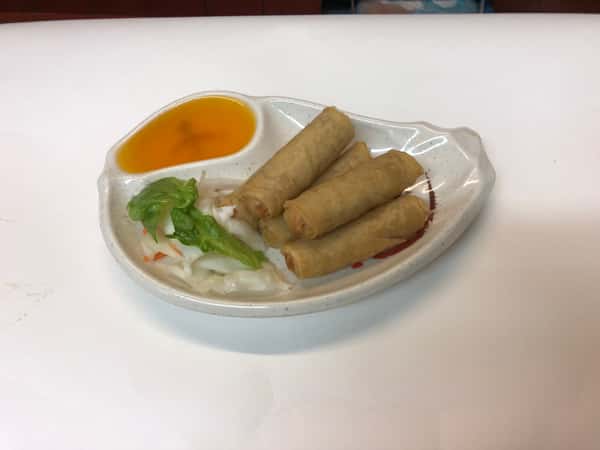 1. Vegetarian Spring Rolls