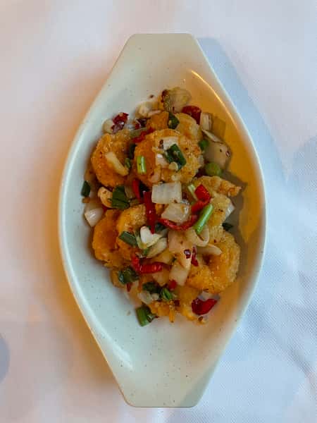 72. Deep Fried King Prawn with Chilli, Salt & Pepper